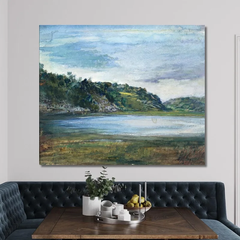 Paradise Rocks Study At Paradise Newport Rhode Island John La Farge