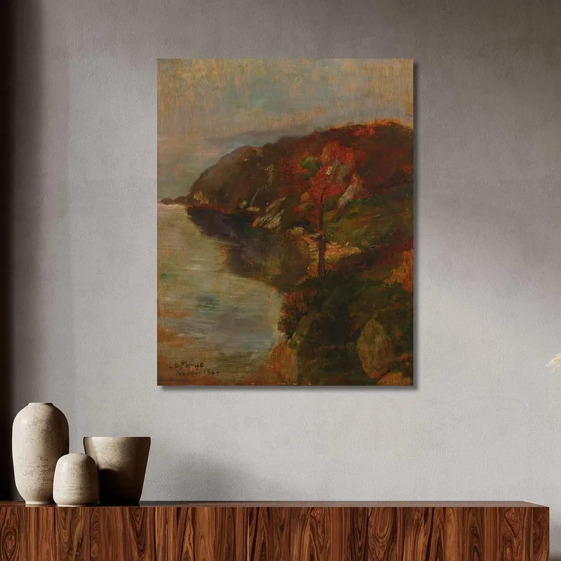 Study Of Fog Effect Brenton'S Cove John La Farge
