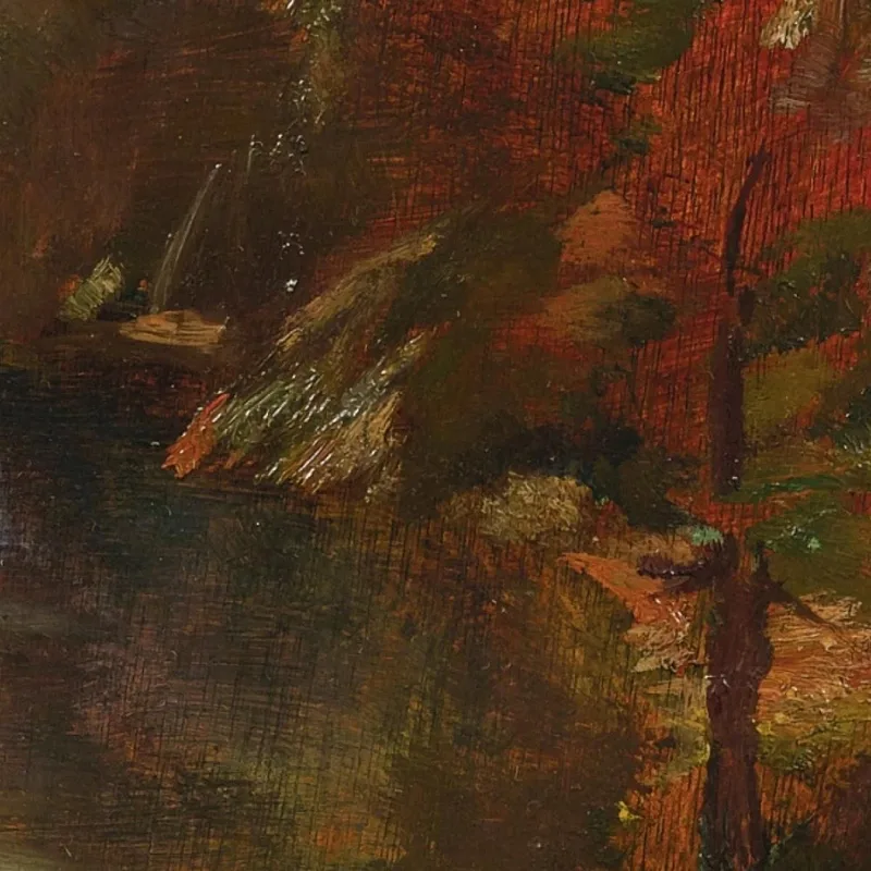 Study Of Fog Effect Brenton'S Cove John La Farge
