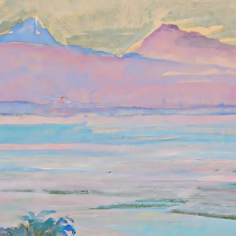 Die Insel Moorea Mit Blick Über Die Meerenge Von Tahiti Januar 1891 John La Farge
