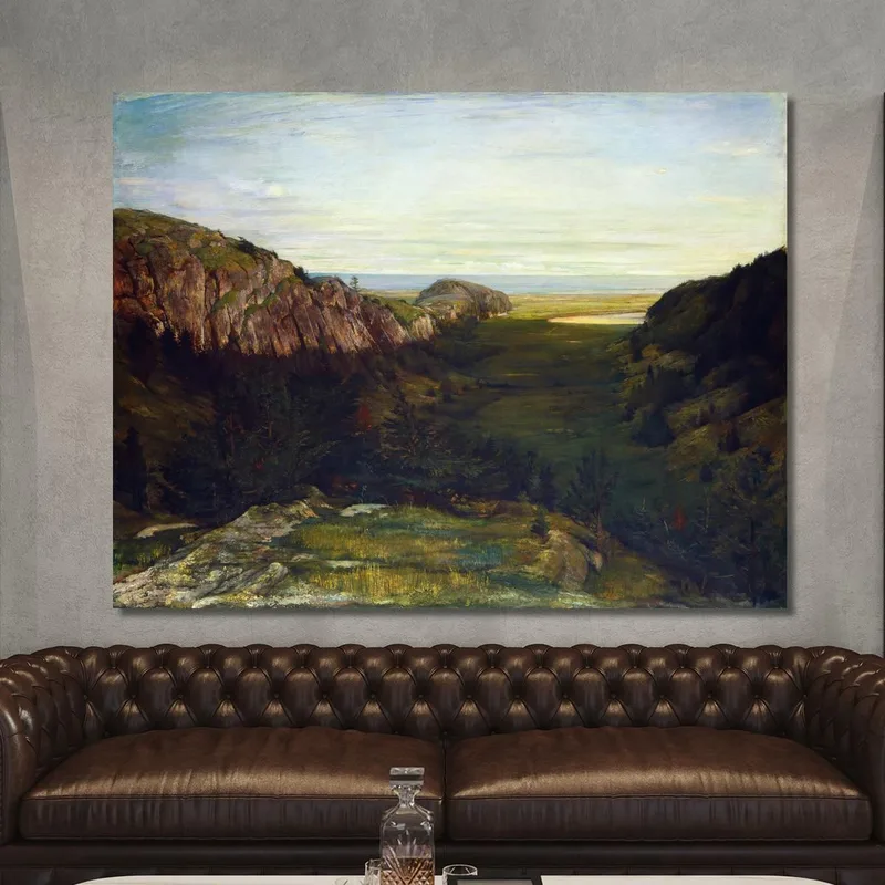 The Last Valley Paradise Rocks John La Farge