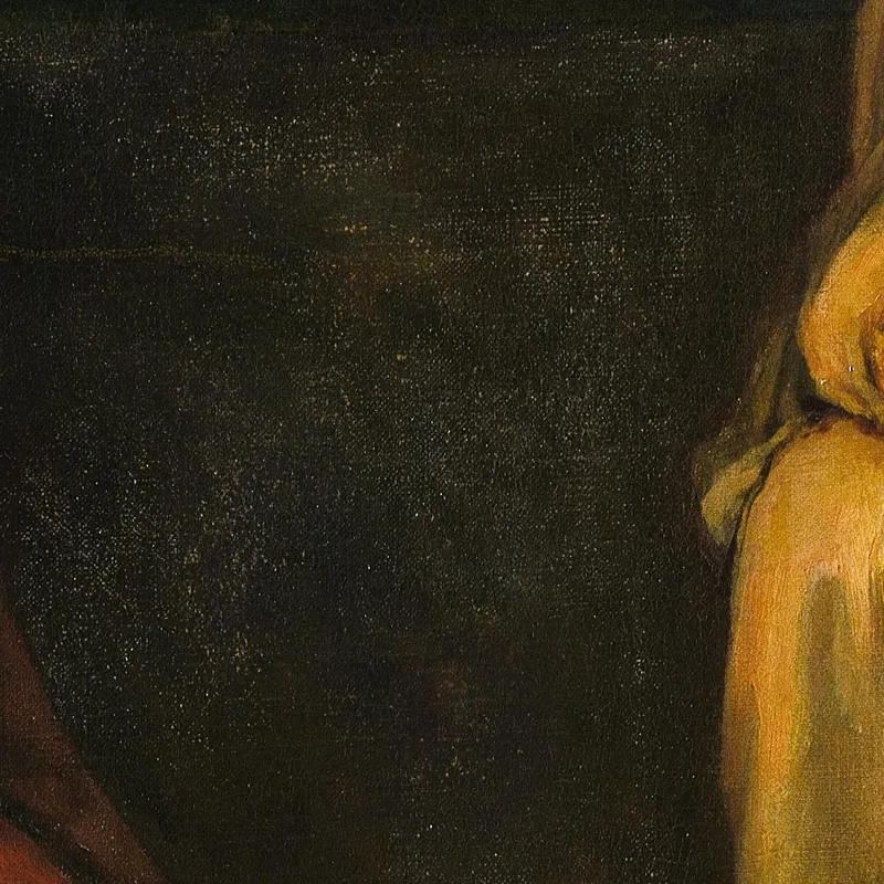 Besuch Von Nikodemus Bei Christus John La Farge