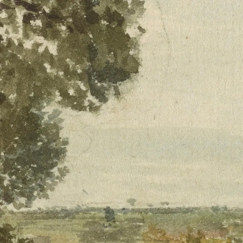 Paesaggio Nello Snowdonia Con Un Albero In Primo Piano John Linnell