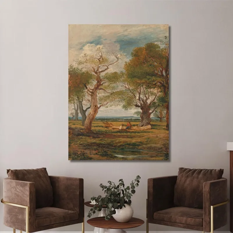 Paesaggio Con Figure John Linnell