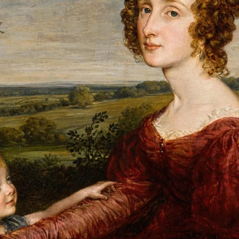 Ritratto Di Mrs. William Wilberforce E Bambino John Linnell