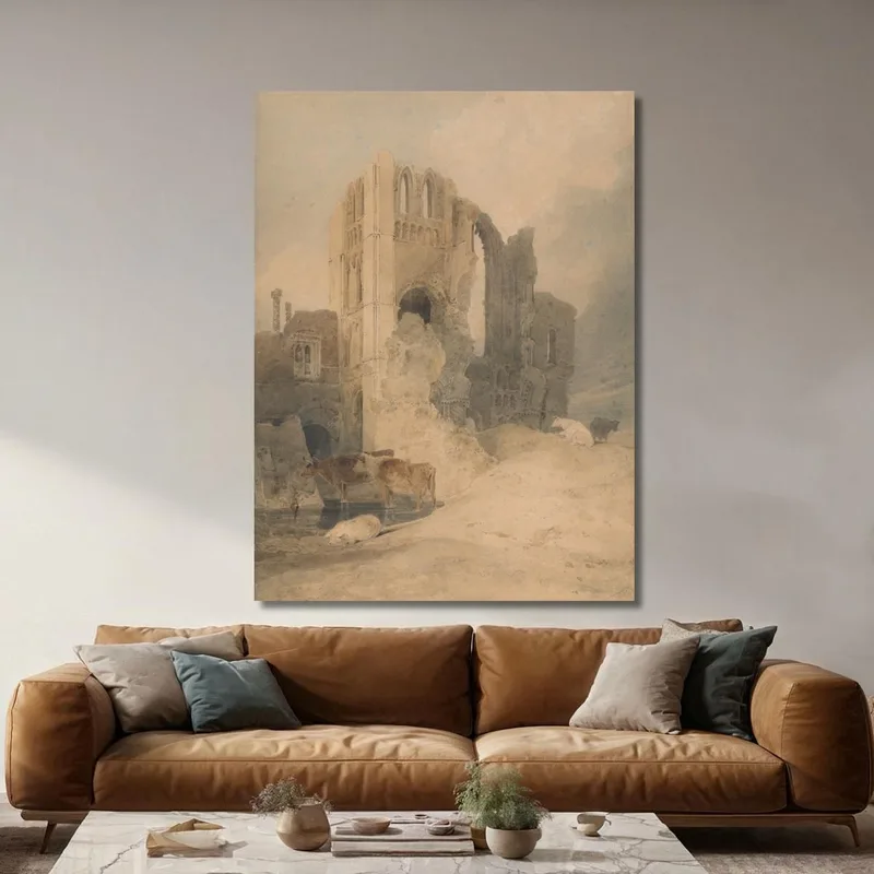 Castle Acre Priory Norfolk John Sell Cotman