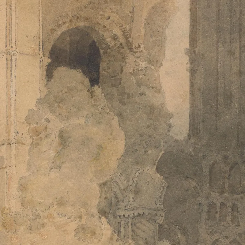 Castle Acre Priory Norfolk John Sell Cotman