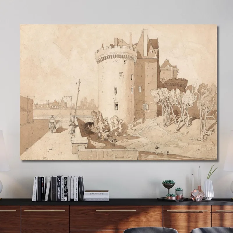 Castle At Alencon John Sell Cotman