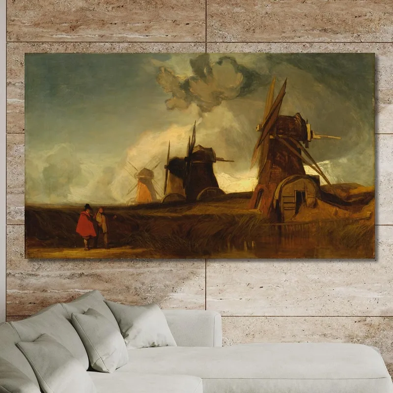 Entwässerungsmühlen In Den Fens Crowland Lincolnshire John Sell Cotman