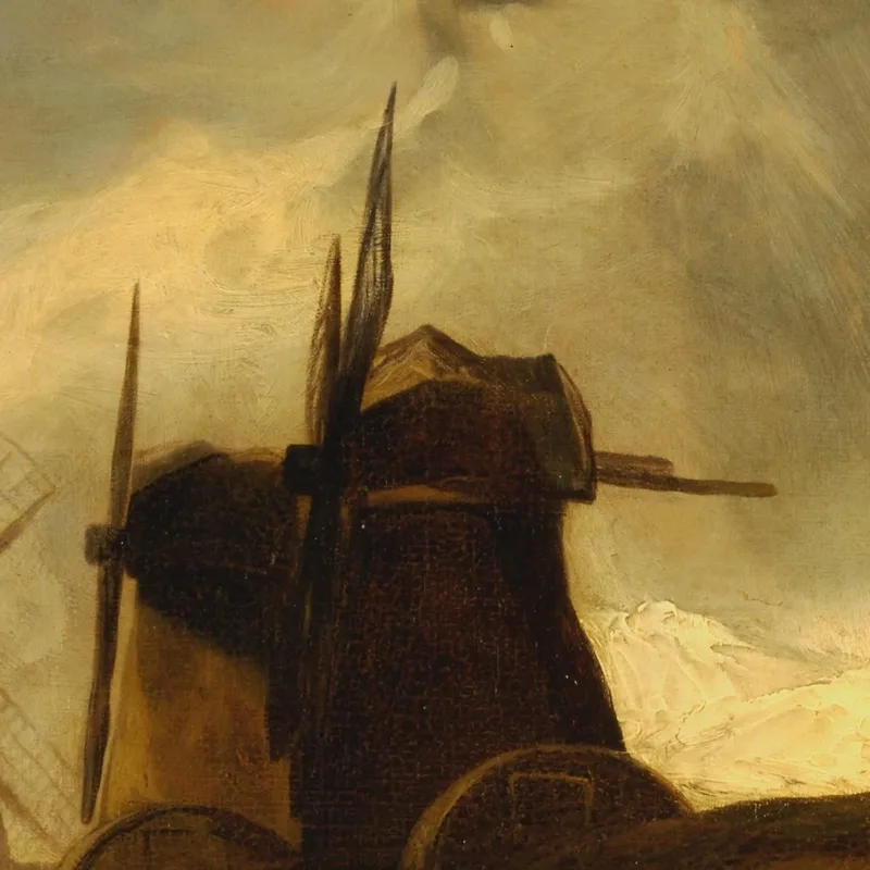Entwässerungsmühlen In Den Fens Crowland Lincolnshire John Sell Cotman