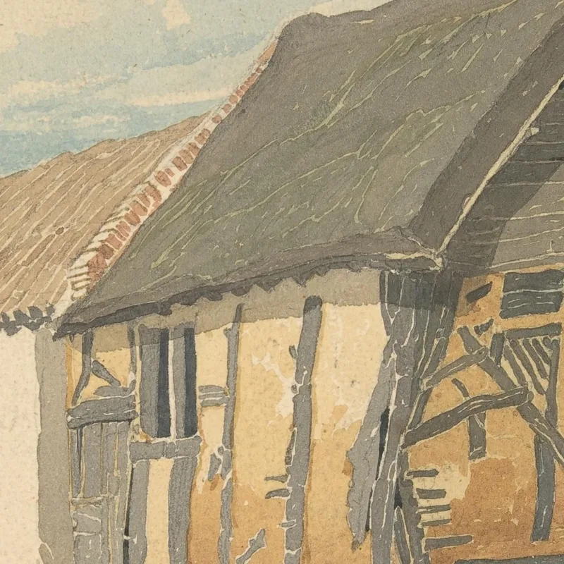 Bauernhofgebäude An Einem Teich John Sell Cotman