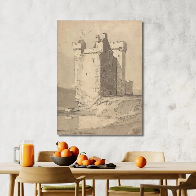 Castillo De Loch Ranza Isla De Arran Escocia John Sell Cotman