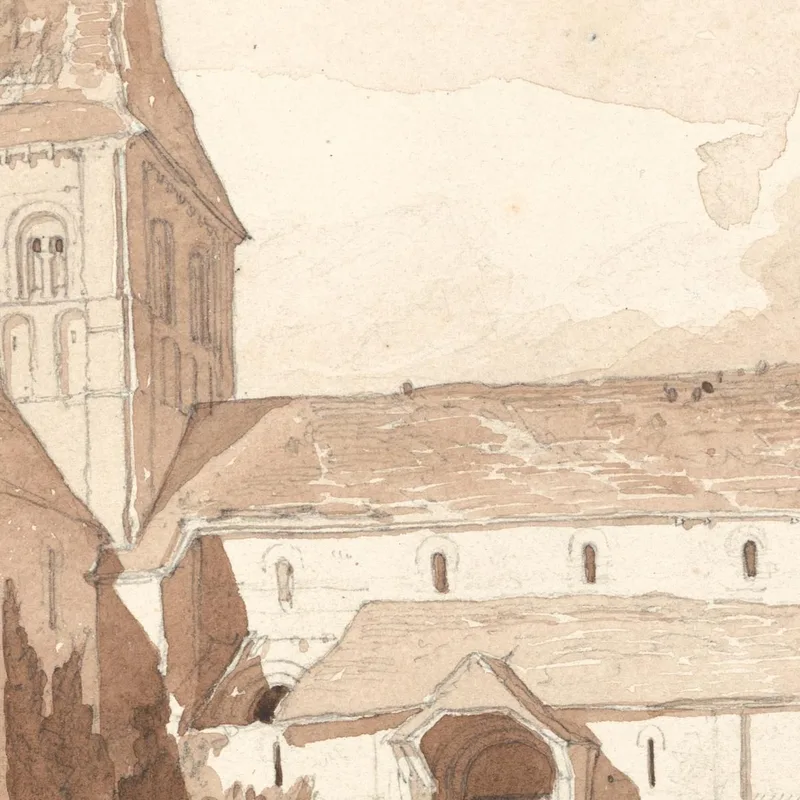 Notre-Dame-Sur-L'Eau Domfront Normandie John Sell Cotman