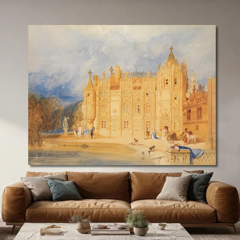 The Abbatial House Abbey Of St. Ouen Rouen John Sell Cotman