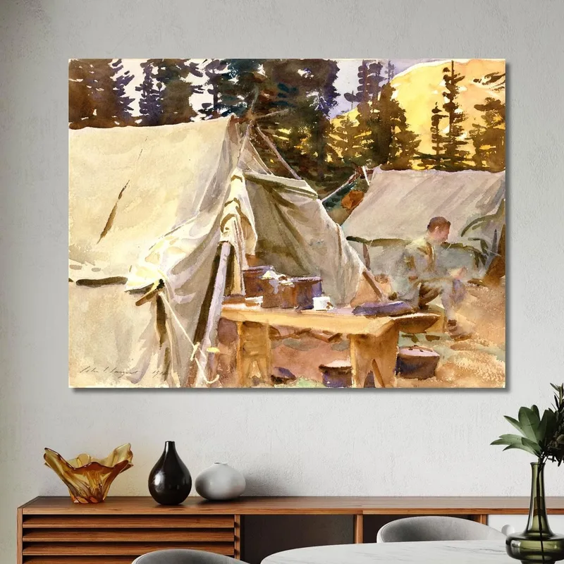 Camp At Lake O Hara John Singer Sargent