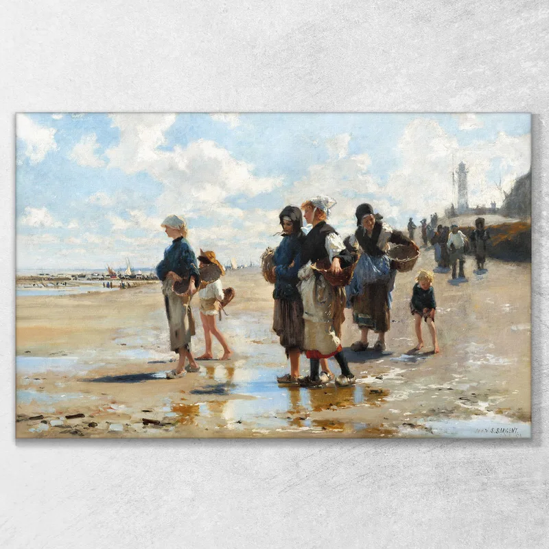 Sulla Strada Per La Pesca John Singer Sargent