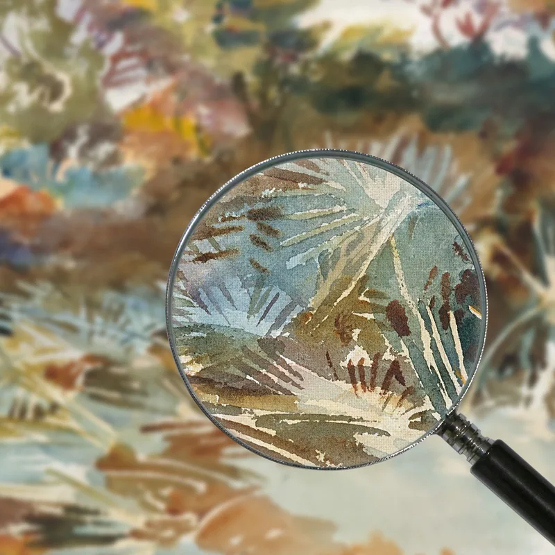 Paisaje Con Palmitos John Singer Sargent