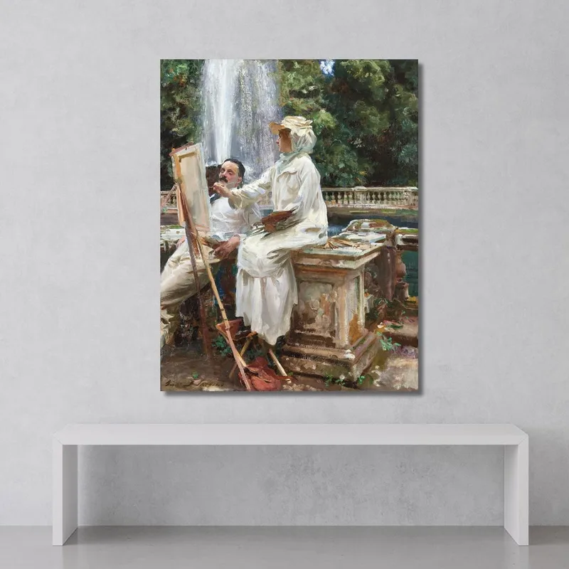 Der Brunnen Villa Torlonia Frascati Italien John Singer Sargent