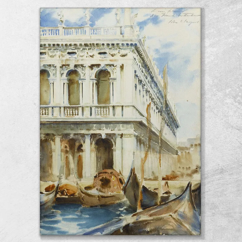 The Library John Singer Sargent