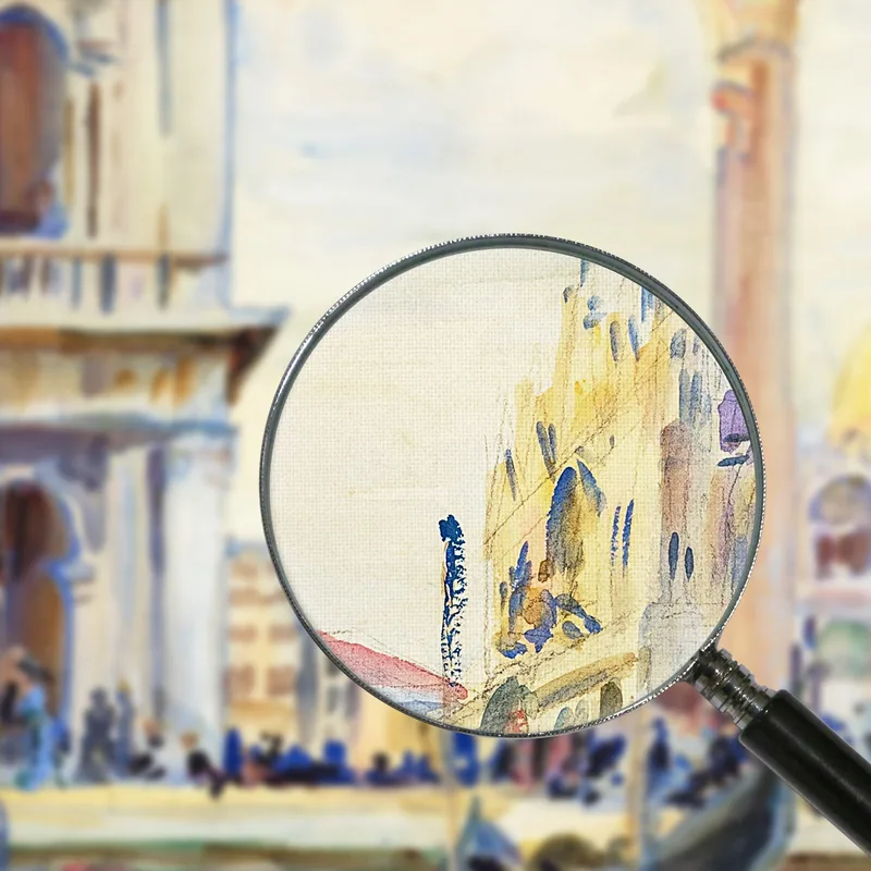 La Plaza John Singer Sargent