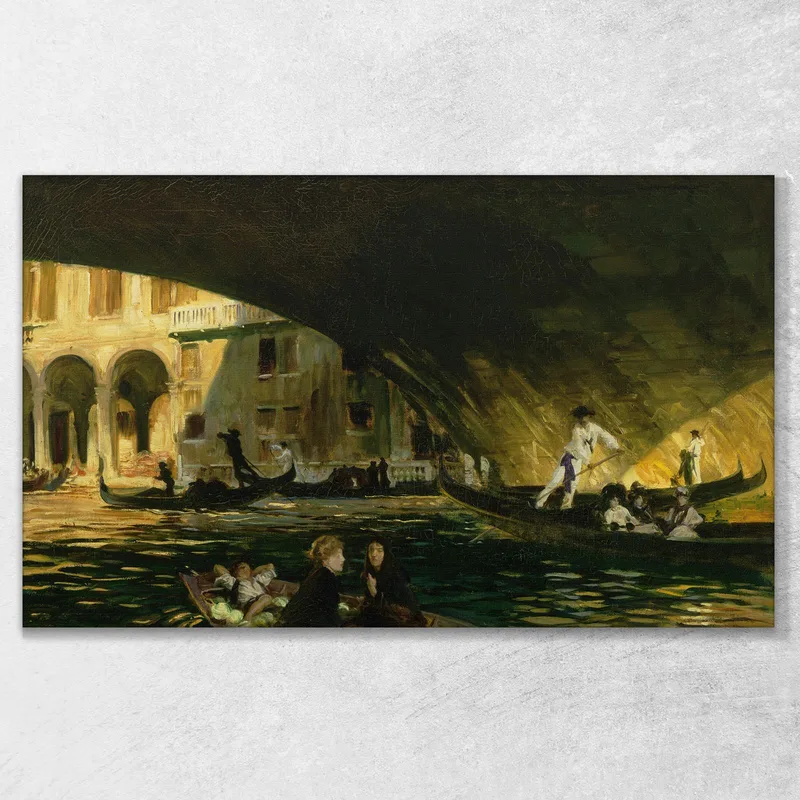 El Rialto Venecia John Singer Sargent