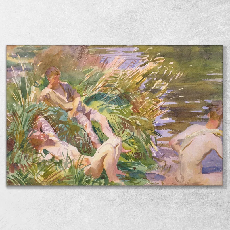 Tommies Bañándose John Singer Sargent