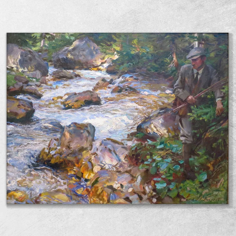 Trout Stream In The Tyrol John Singer Sargent