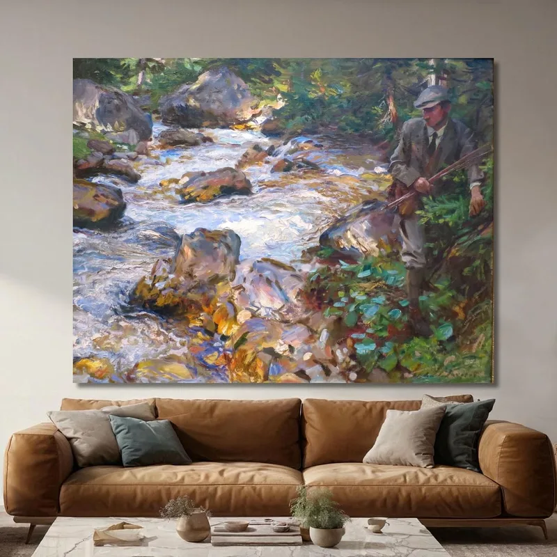 Trout Stream In The Tyrol John Singer Sargent