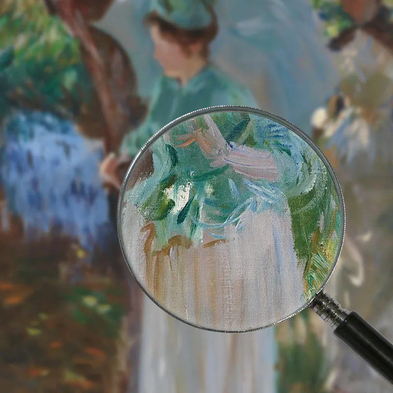 Two Girls With Parasols John Singer Sargent