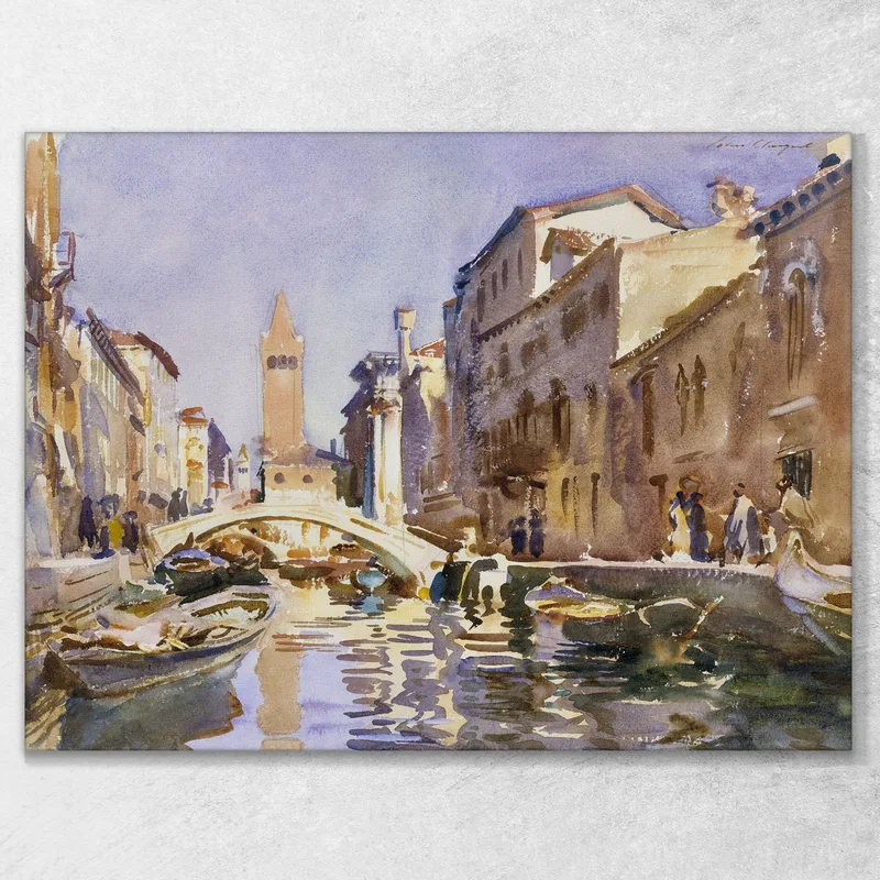 Canal Veneciano John Singer Sargent