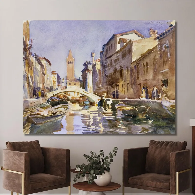 Canal Veneciano John Singer Sargent