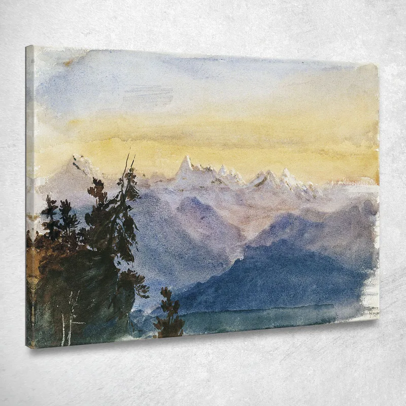 Vista Dal Monte Pilato John Singer Sargent quadro stampa su tela