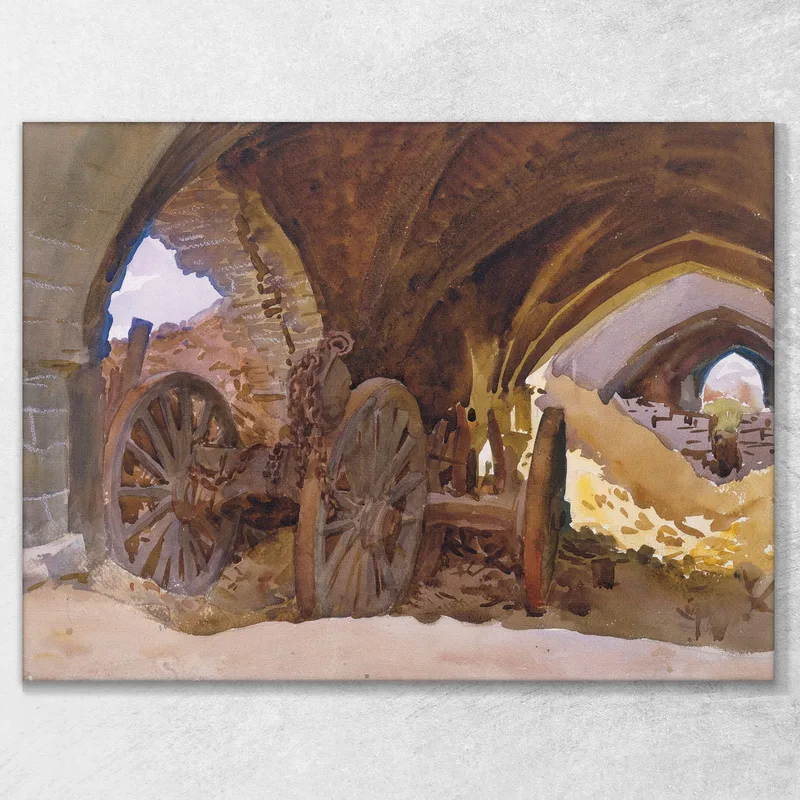 Wheels In Vault John Singer Sargent