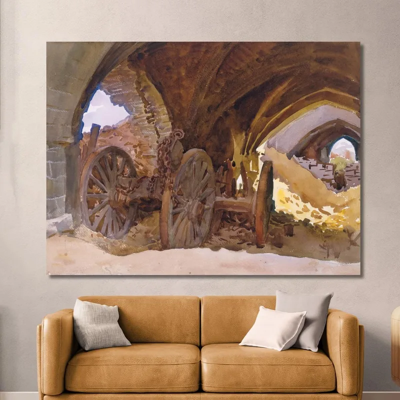 Wheels In Vault John Singer Sargent