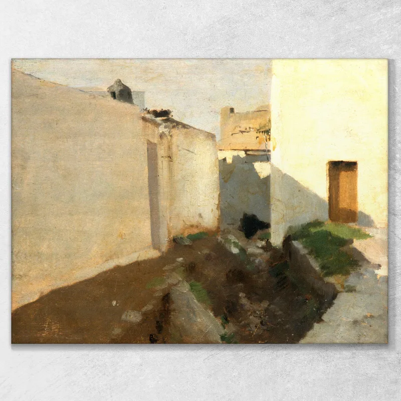 Weiße Wände Im Sonnenlicht Marokko John Singer Sargent