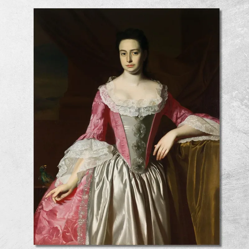 Eunice Dennie Burr John Singleton Copley cuadro en lienzo