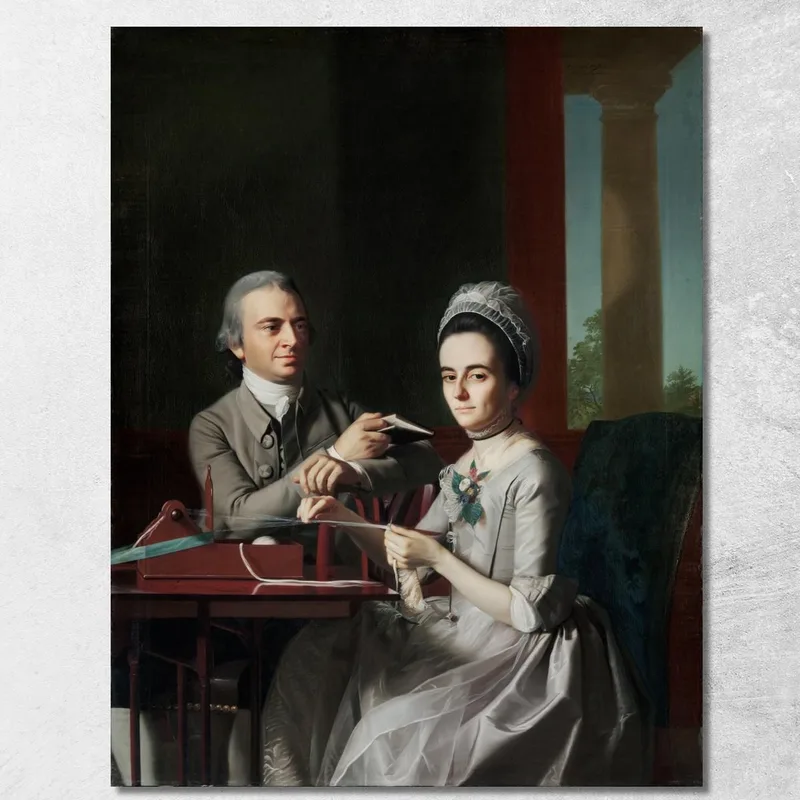 Ritratto Del Signor E Della Signora Thomas Mifflin – Sarah Morris John Singleton Copley quadro stampa su tela