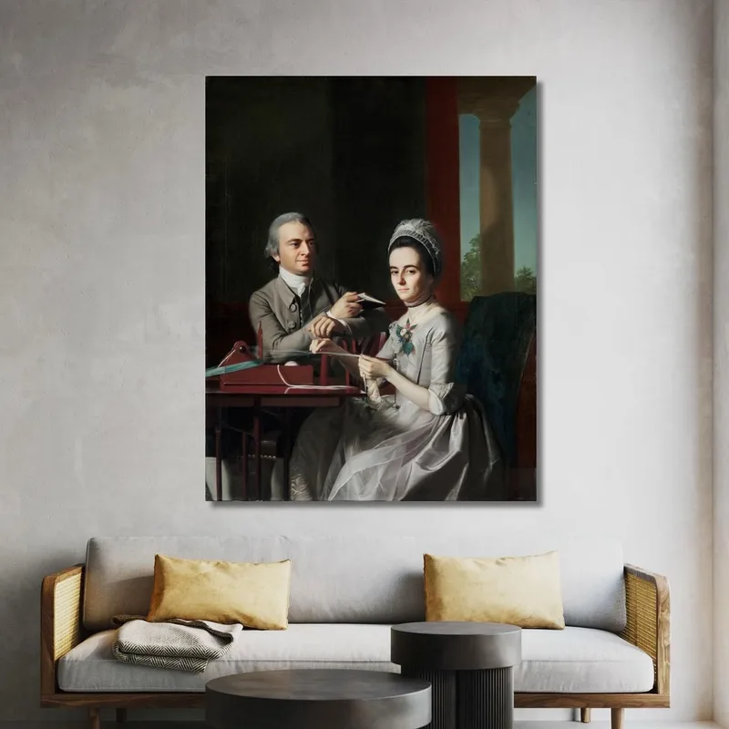 Portrait De M. Et Mme Thomas Mifflin (Sarah Morris) John Singleton Copley