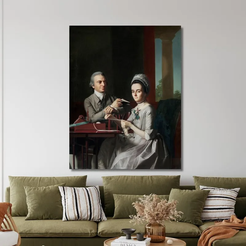 Portrait De M. Et Mme Thomas Mifflin (Sarah Morris) John Singleton Copley