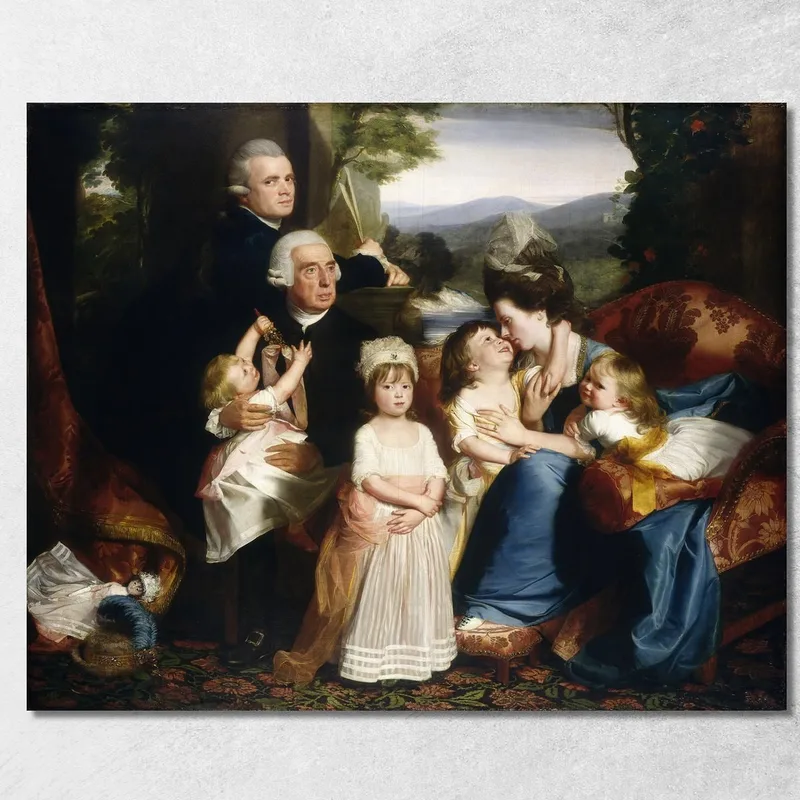 La Famiglia Copley John Singleton Copley quadro stampa su tela