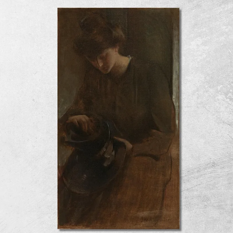 Un Lavoratore John White Alexander quadro stampa su tela
