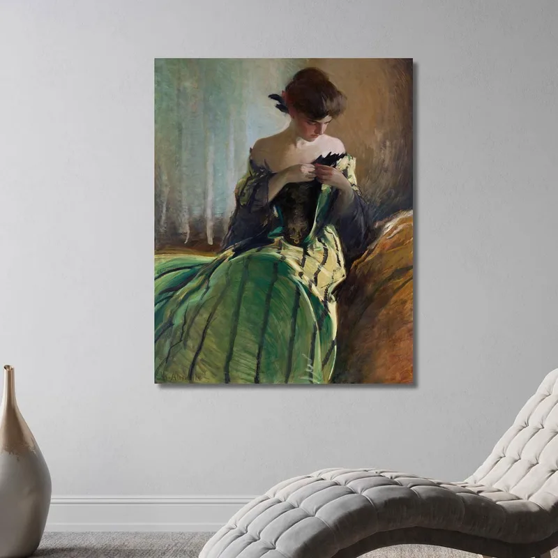 Studio In Nero E Verde John White Alexander