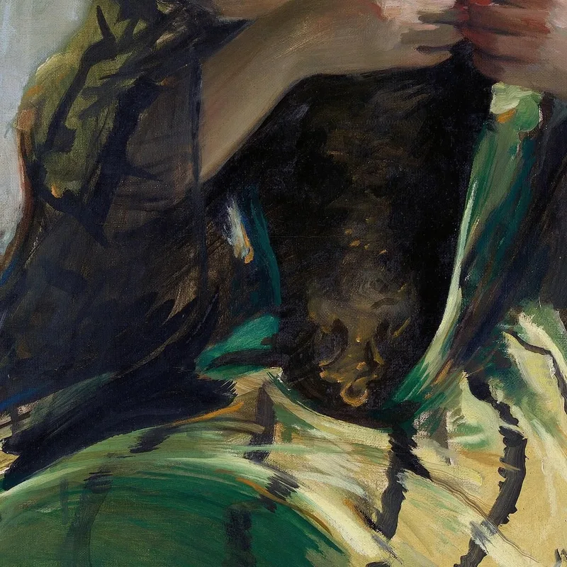 Studio In Nero E Verde John White Alexander
