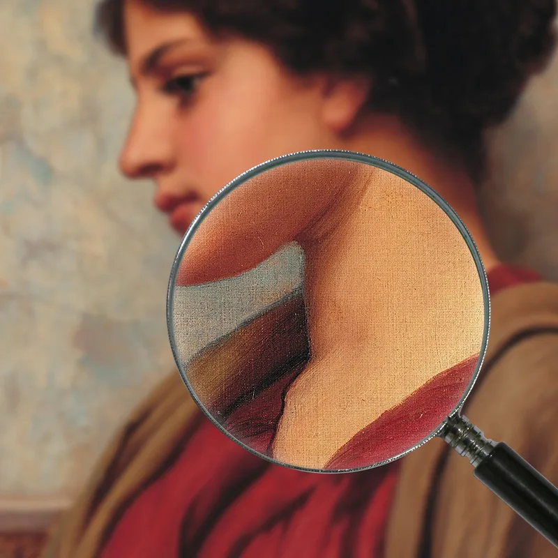 Una Belleza Clásica Pensamientos Lejanos John William Godward