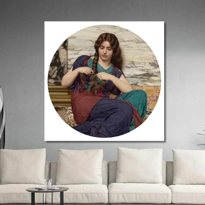 Una Tarea Agradable John William Godward
