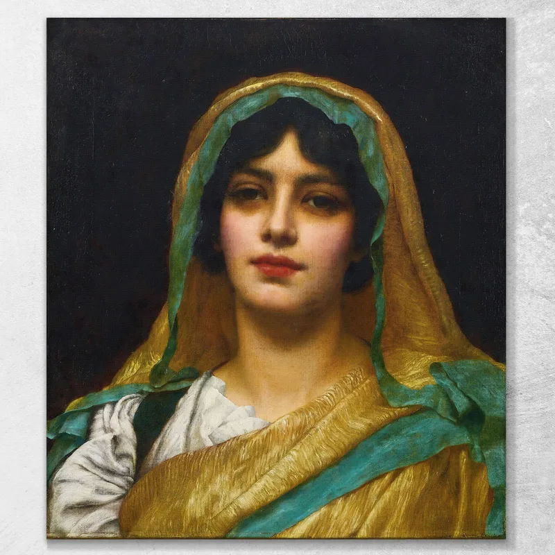 Cabeza De Niña Atalanta John William Godward