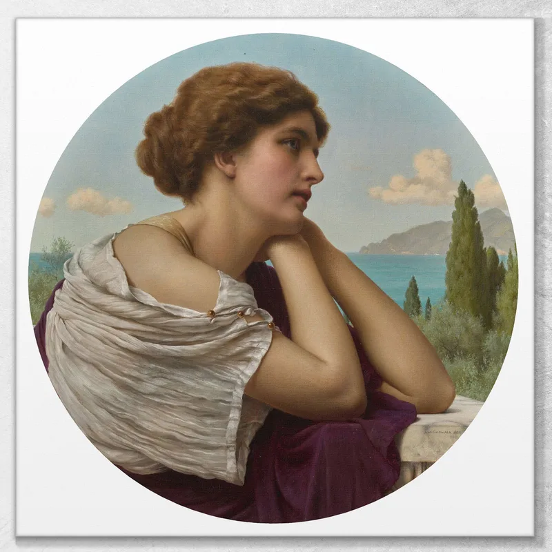 Corazón En Sus Labios Y Alma En Sus Ojos John William Godward
