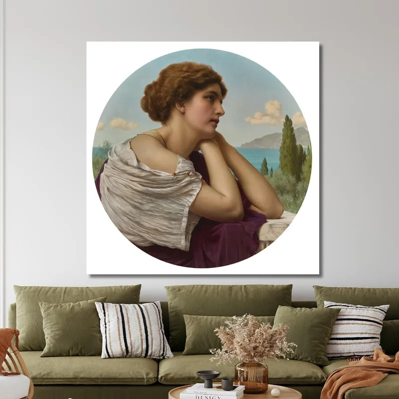 Corazón En Sus Labios Y Alma En Sus Ojos John William Godward
