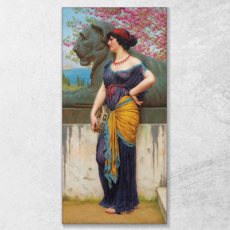 En La Arboleda Del Templo De Isis John William Godward