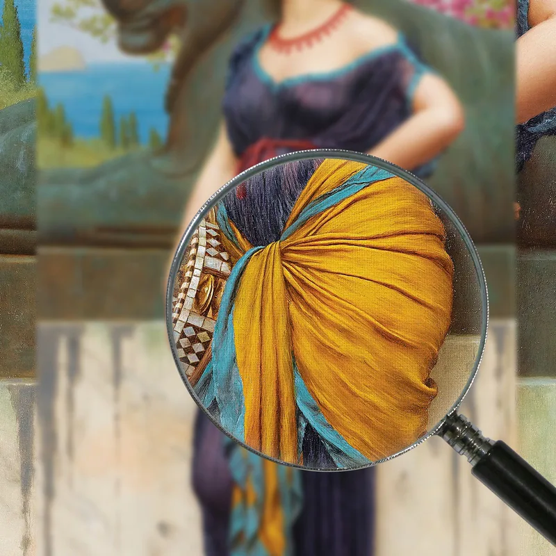 En La Arboleda Del Templo De Isis John William Godward